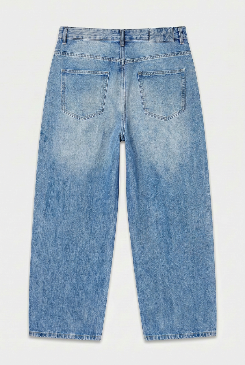 Jean Baggy Light Blue Mujer