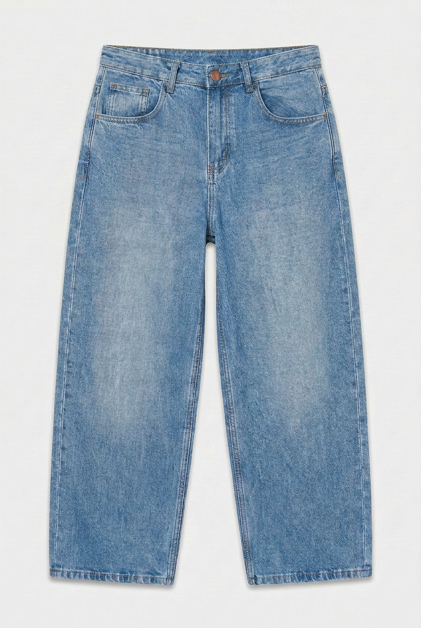 Jean Baggy Light Blue Mujer