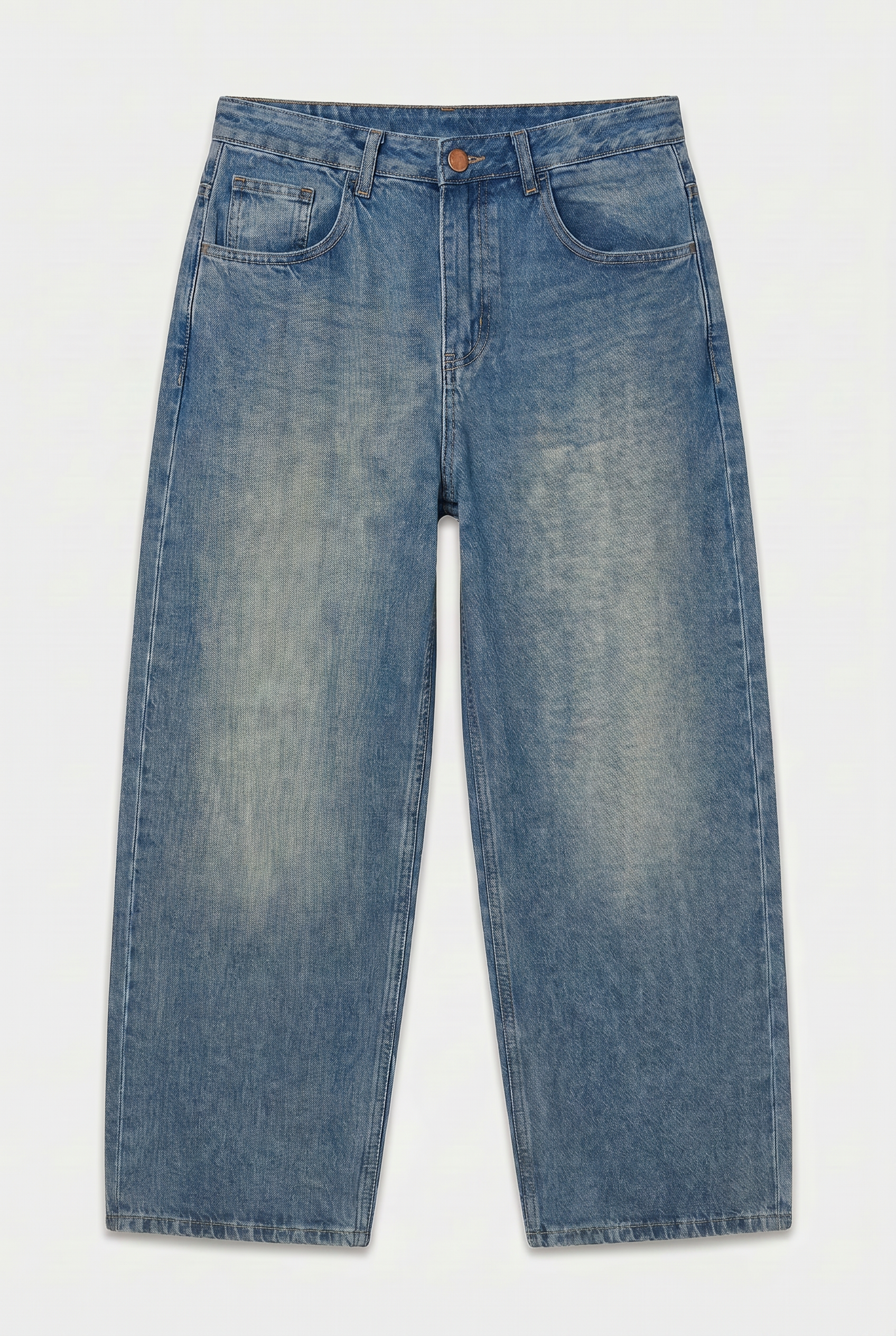 Jean Baggy Oxido Blue Mujer