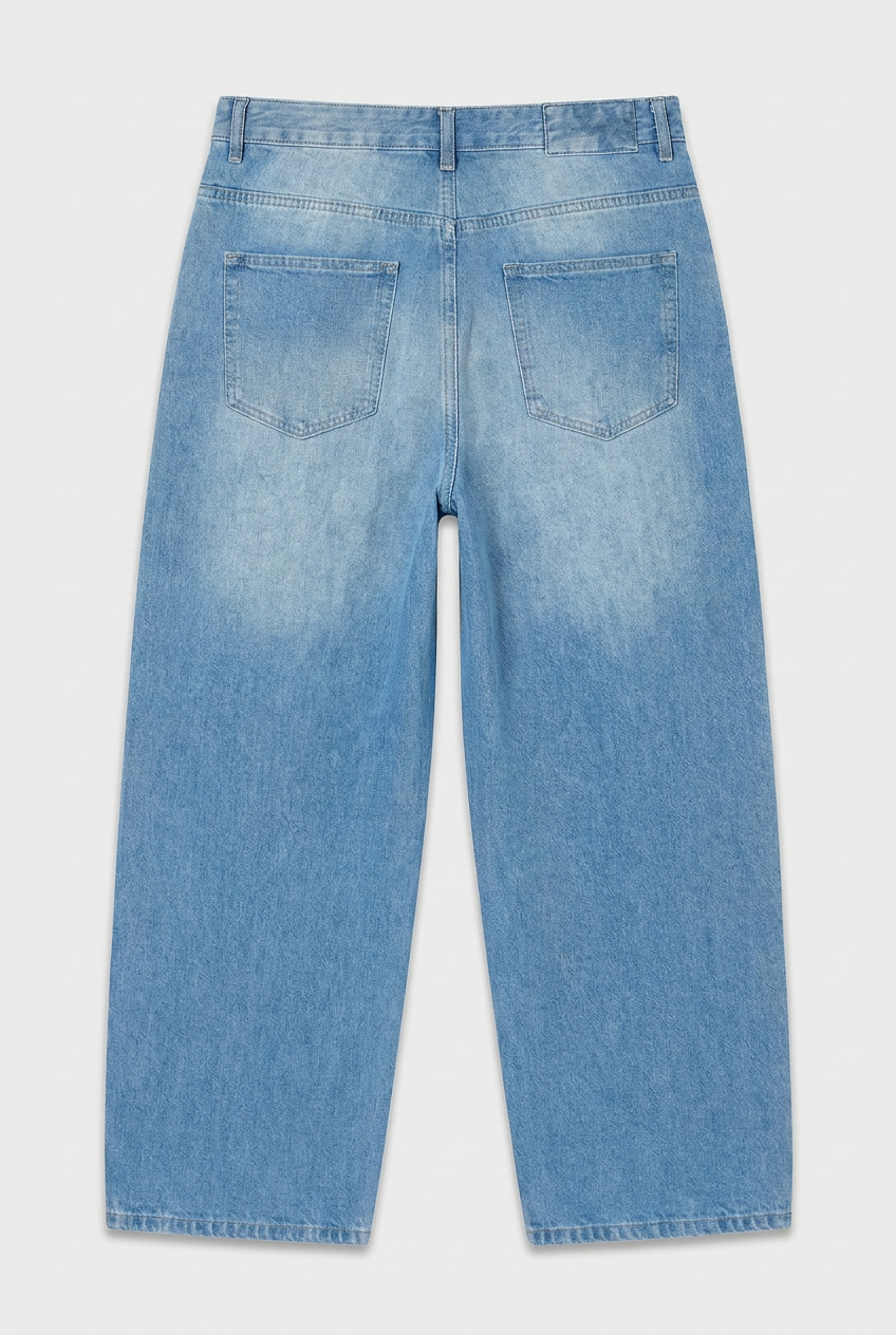 Jean Baggy Pale Blue Mujer