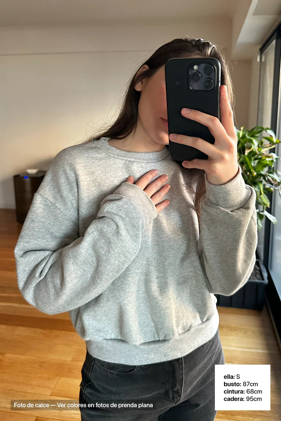 Buzo Wide Cut Frisado