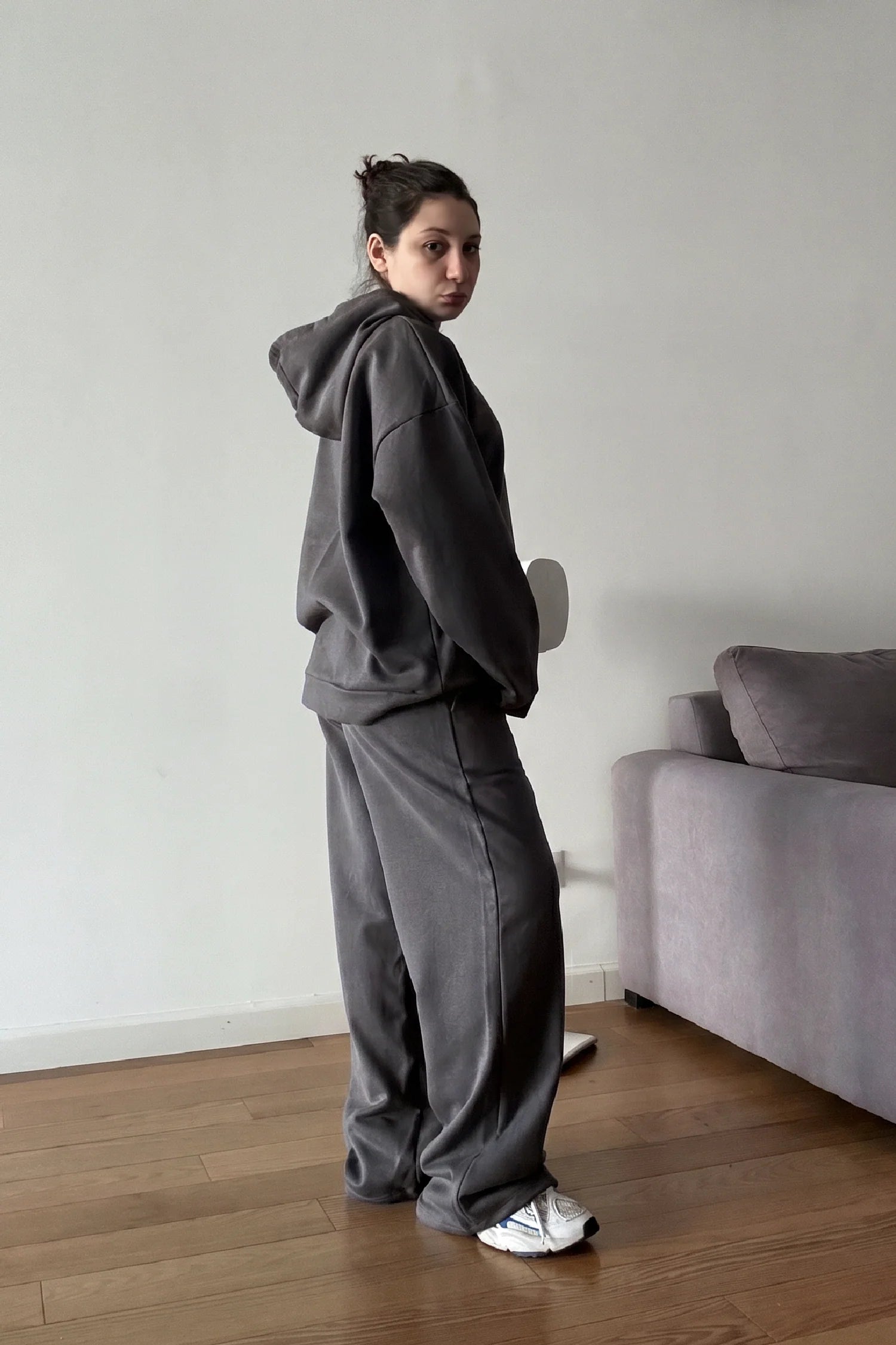 Hoodie Oversize Frisado + Remera Oversize + Jogging Baggy Frisado