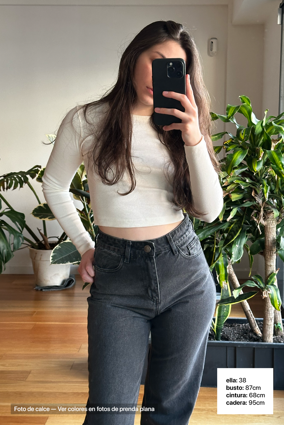 Jean Straight Mujer Black