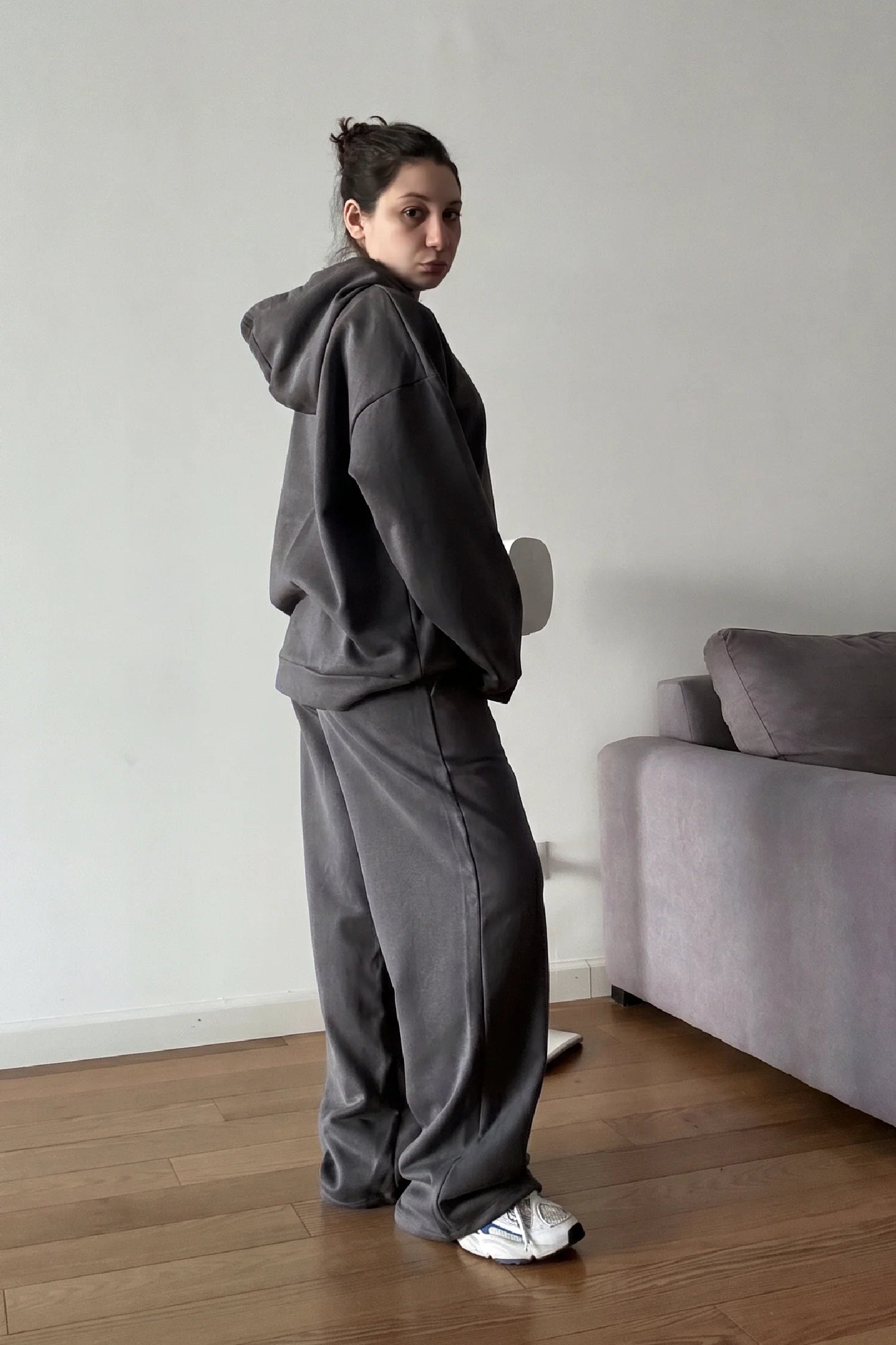 Hoodie Oversize Frisado + Remera Oversize + Jogging Baggy Frisado