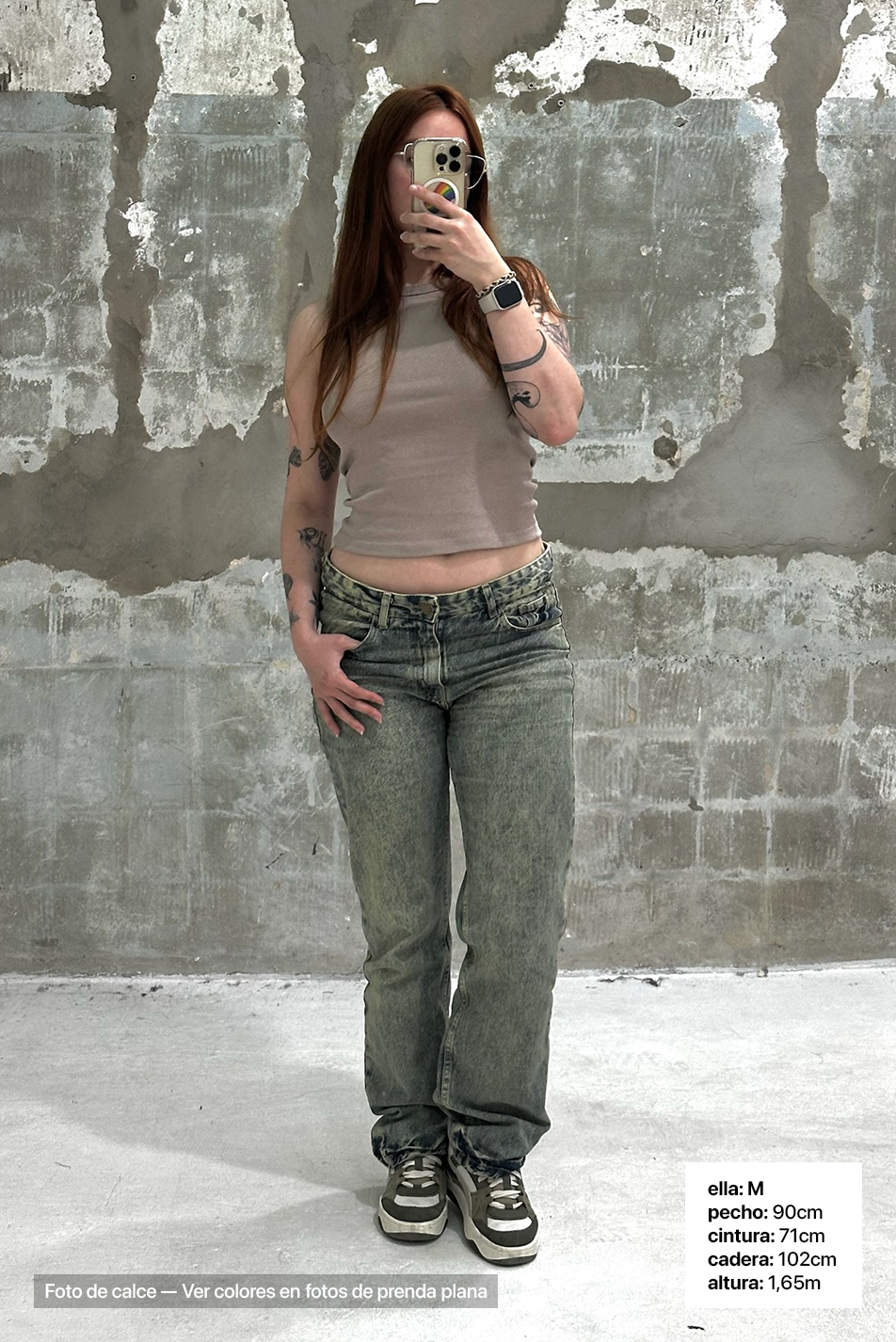 Jean Loose Oxido Blue