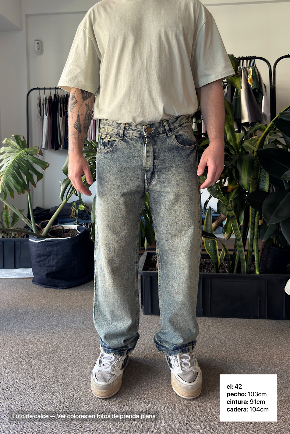 Jean Loose Oxido Blue Hombre