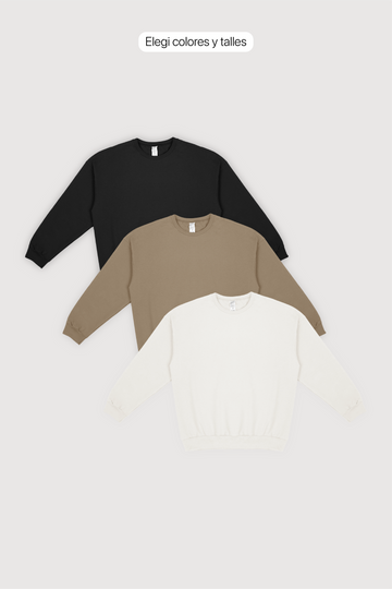 SS25 Buzo Boxy Fit x 3 + 🎁 Hoodie de outlet de regalo