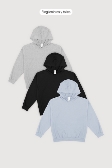 SS25 Hoodie Boxy Fit x 3 + 🎁 Hoodie de outlet de regalo