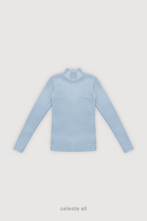 Polera Ribb - Celeste All