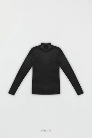Polera Ribb - Negro