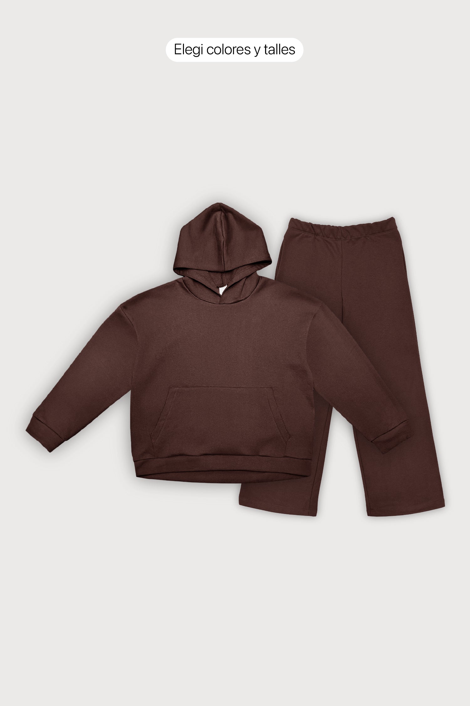 Outfit Canguro Oversize + Jogging Baggy