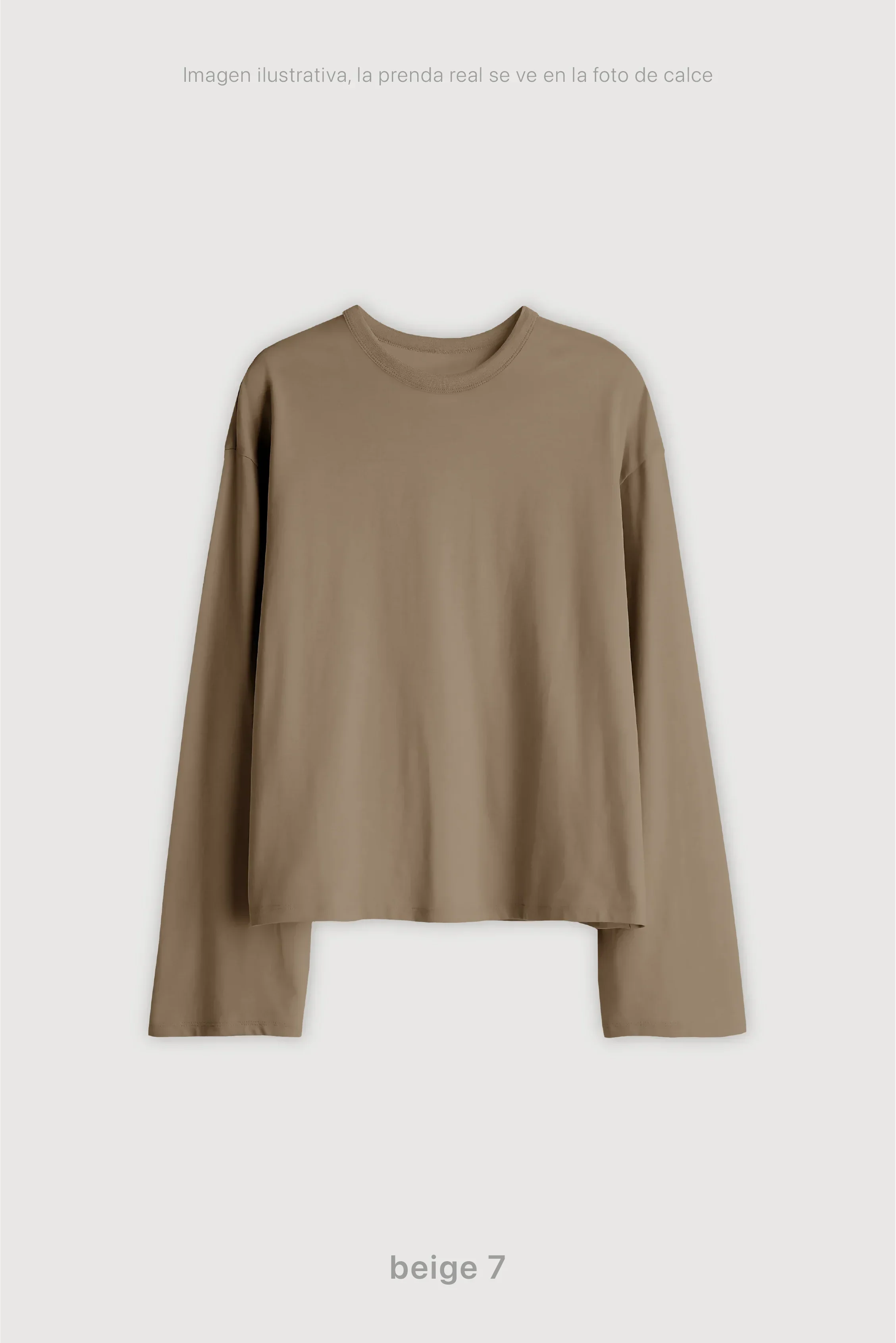 Remera Manga Larga Boxy