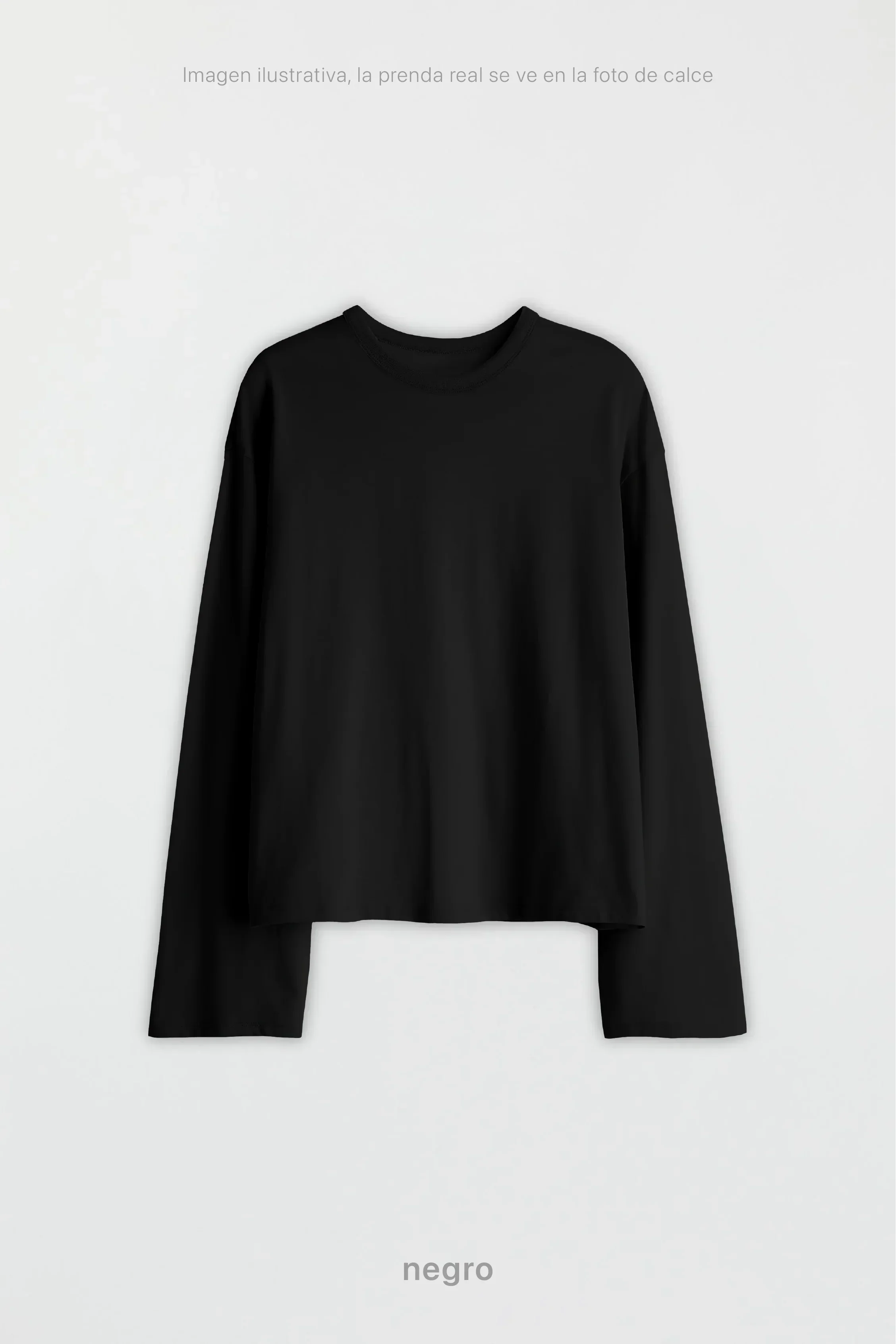 Remera Manga Larga Boxy