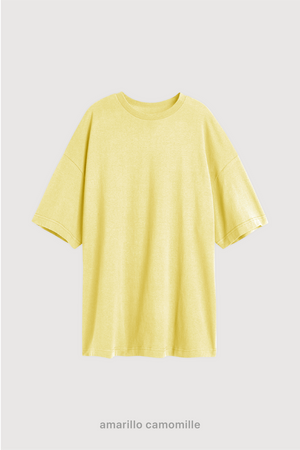 Remera Relaxed - Amarillo Camomille