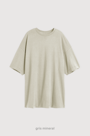 Remera Relaxed - Gris Mineral