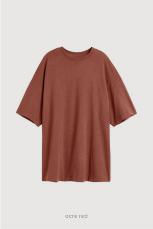 Remera Relaxed - Ocre Red