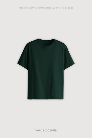 Remera Regular Fit Mujer - Verde Botella