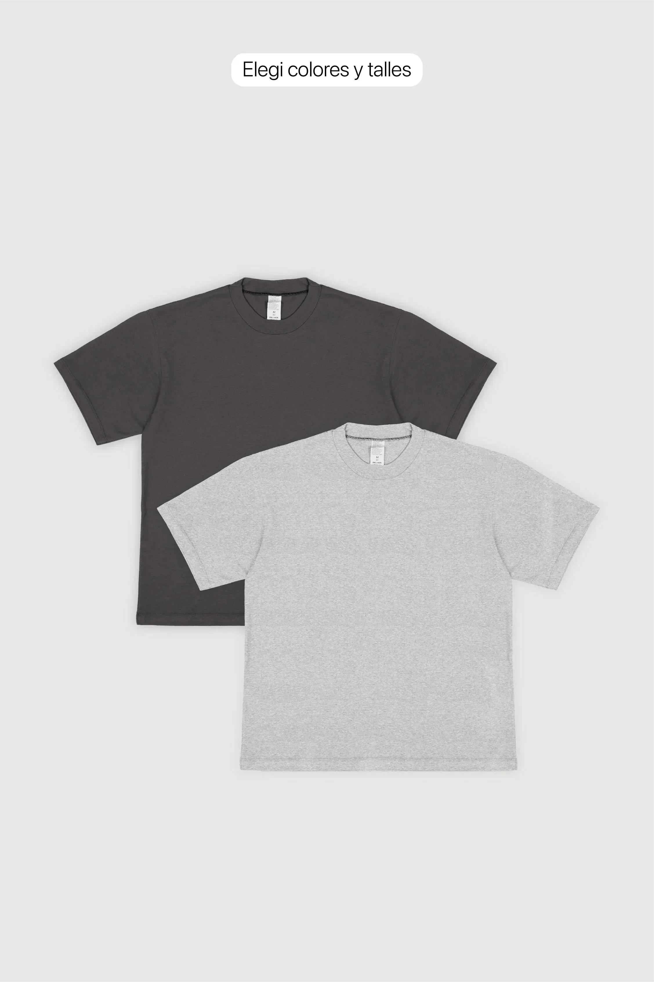 Remera Regular Fit x 2