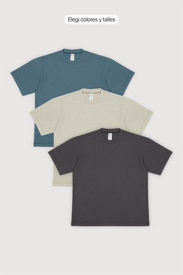 Remera Regular Fit x 3