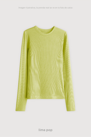 Remera Ribb Manga Larga - Lima Pop