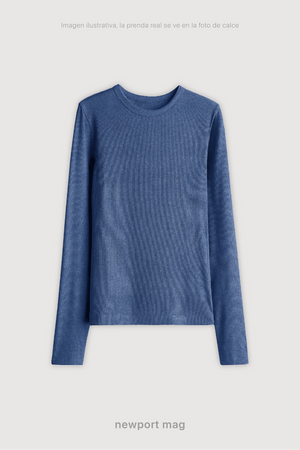 Remera Ribb Manga Larga - Newport Mag