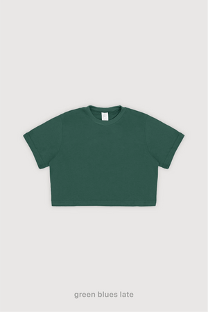 Baby Tee - Green blue slate