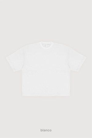 Remera Boxy Fit - Blanco