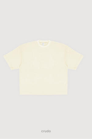 Remera Boxy Fit - Crudo