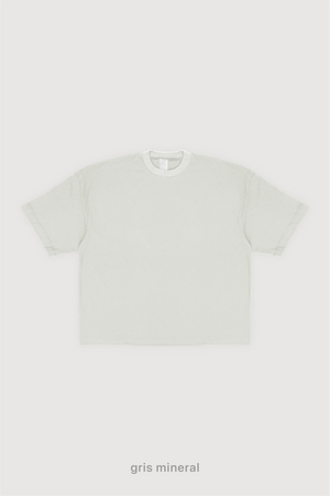 Remera Boxy Fit - Gris Mineral