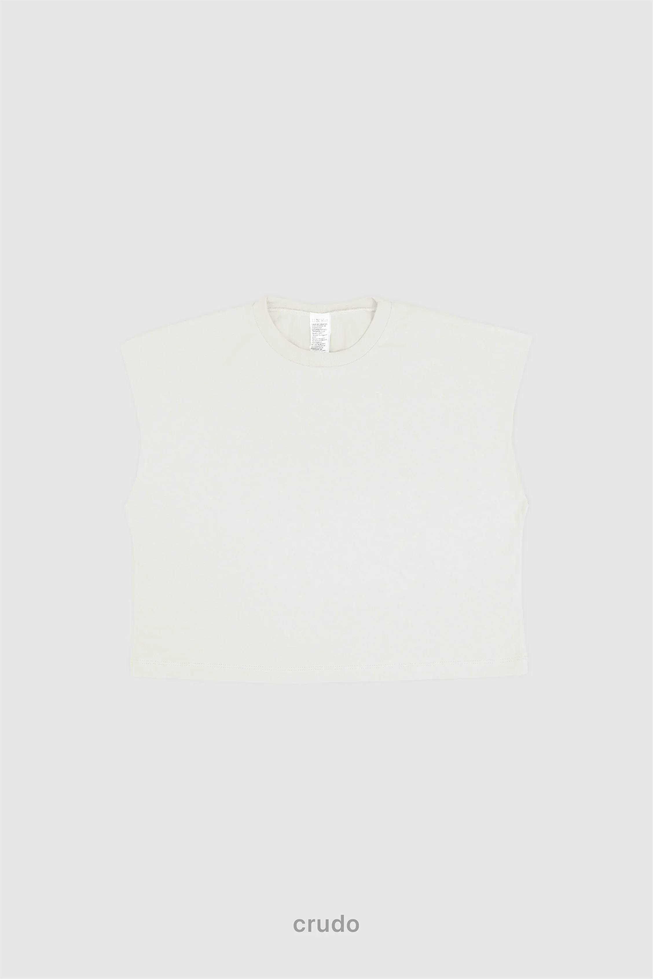 Remera Crop Sin Mangas