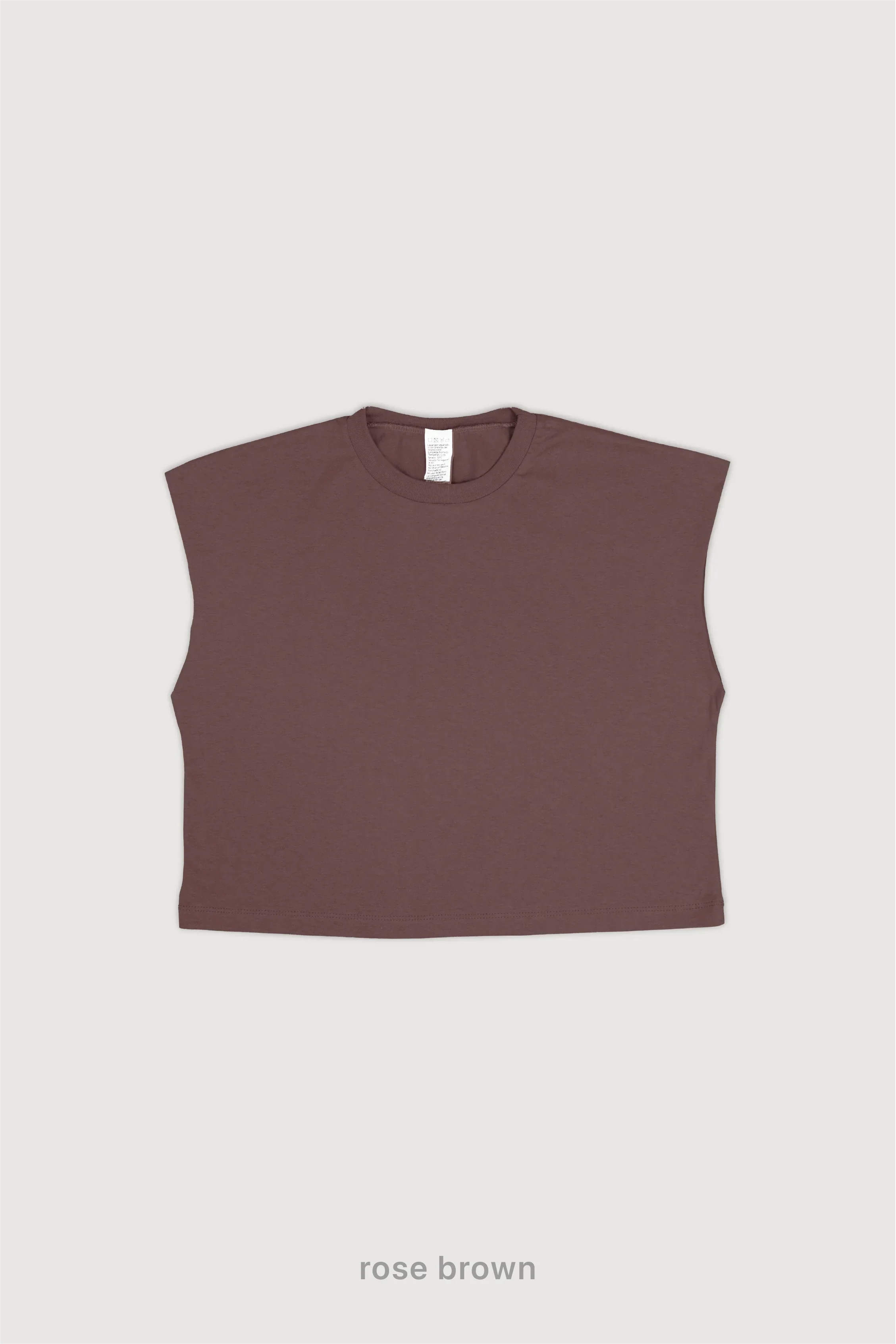 Remera Crop Sin Mangas