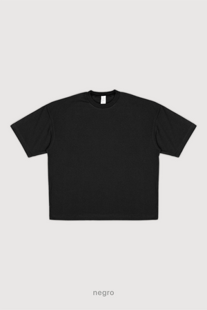 Remera Oversize - Negro
