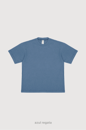 Remera Regular Fit - Azul Regata