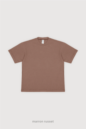 Remera Regular Fit - Marron Russet