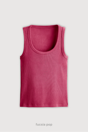 Tank Top Midi - Fucsia Pop