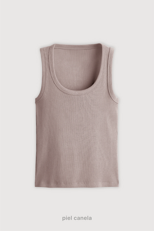 Tank Top Midi - Piel Canela