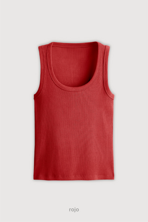 Tank Top Midi - Rojo