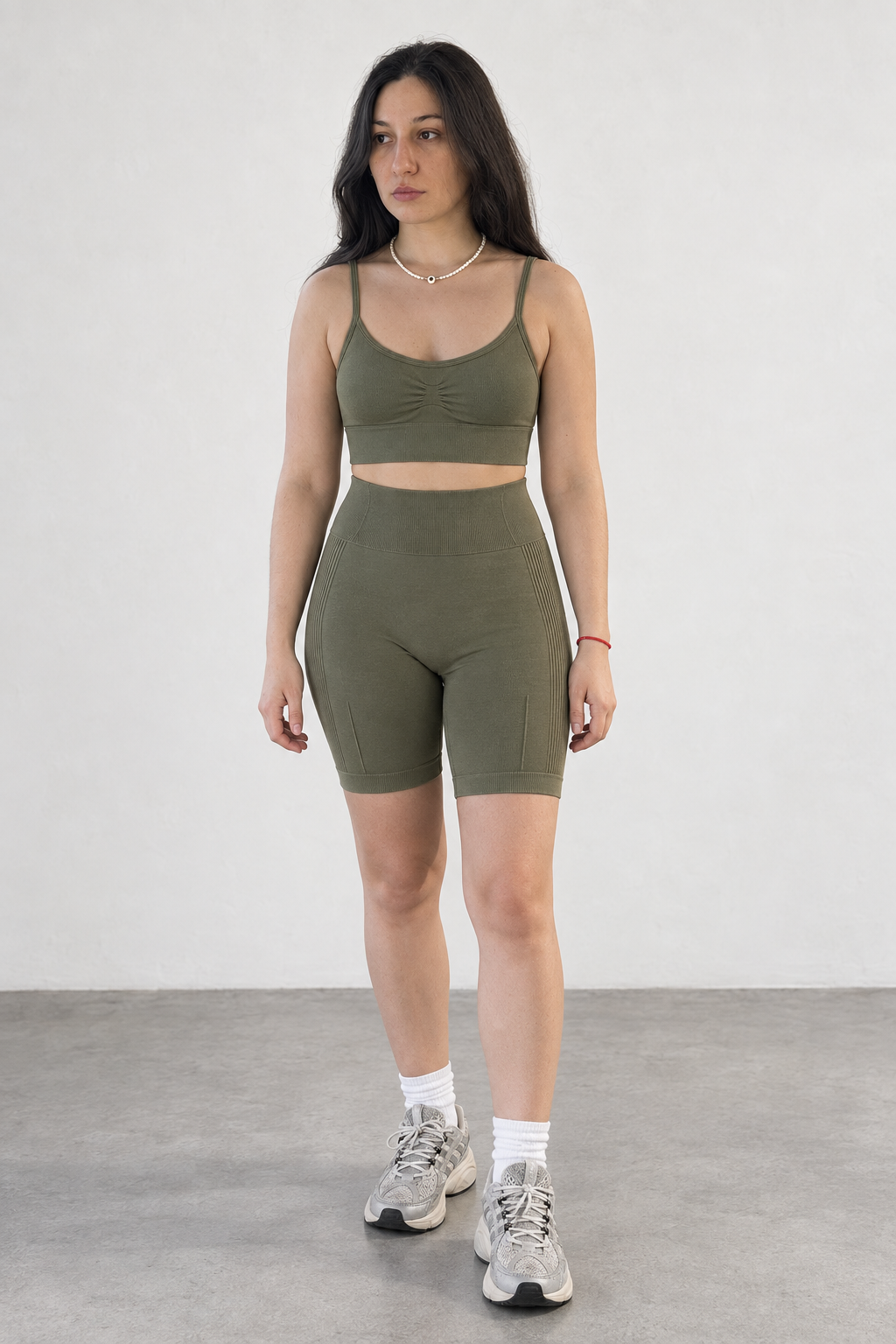 Sport Bra Bretel Fino Boost - Oliva