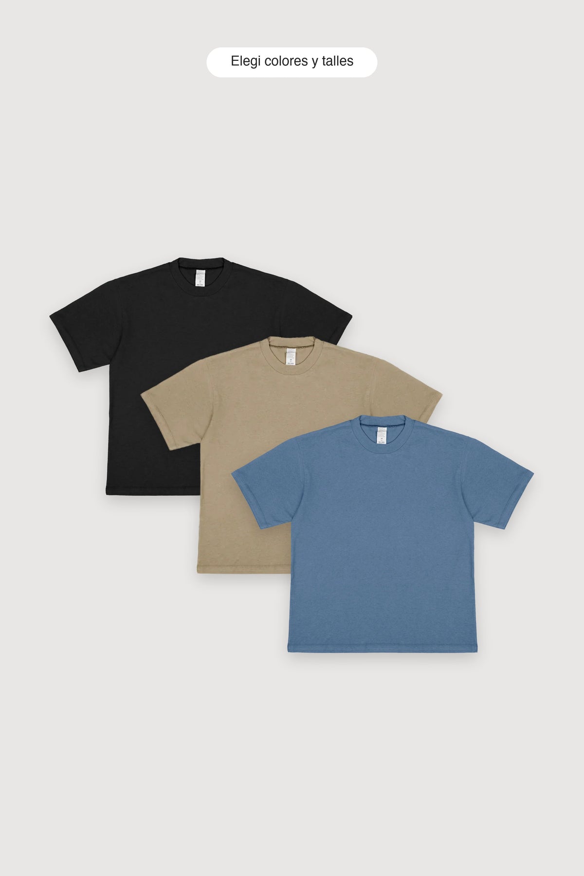 Pack X3 Remera Regular Fit