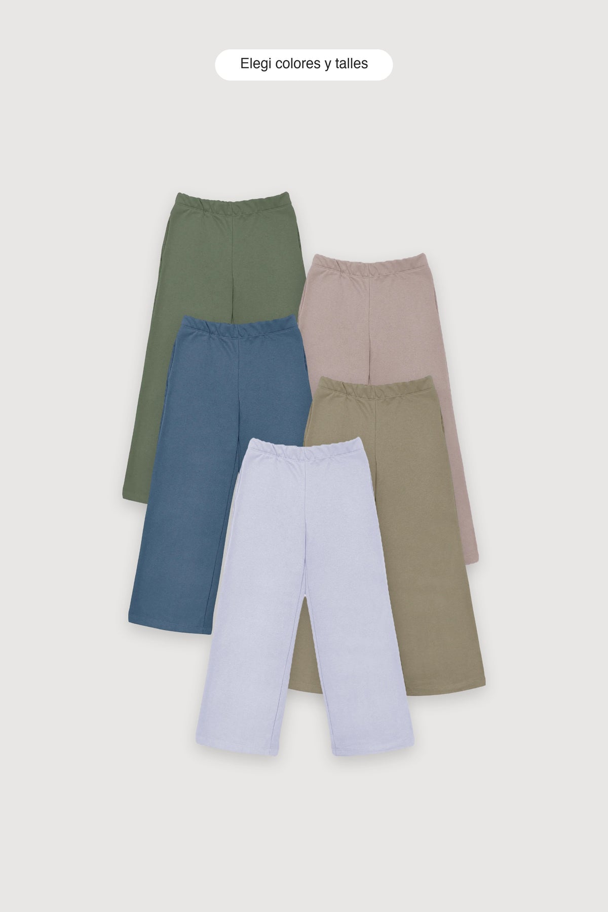 Pack X5 Jogging Baggy Frisado