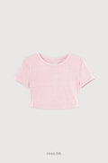 Remera Crop Top - Rosa Bb