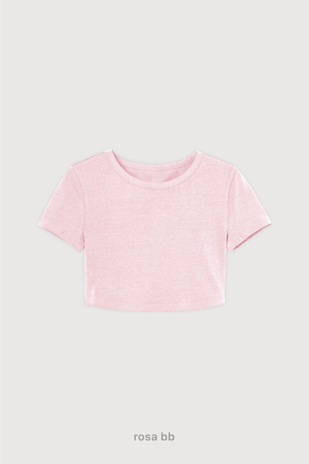 Remera Crop Top - Rosa Bb