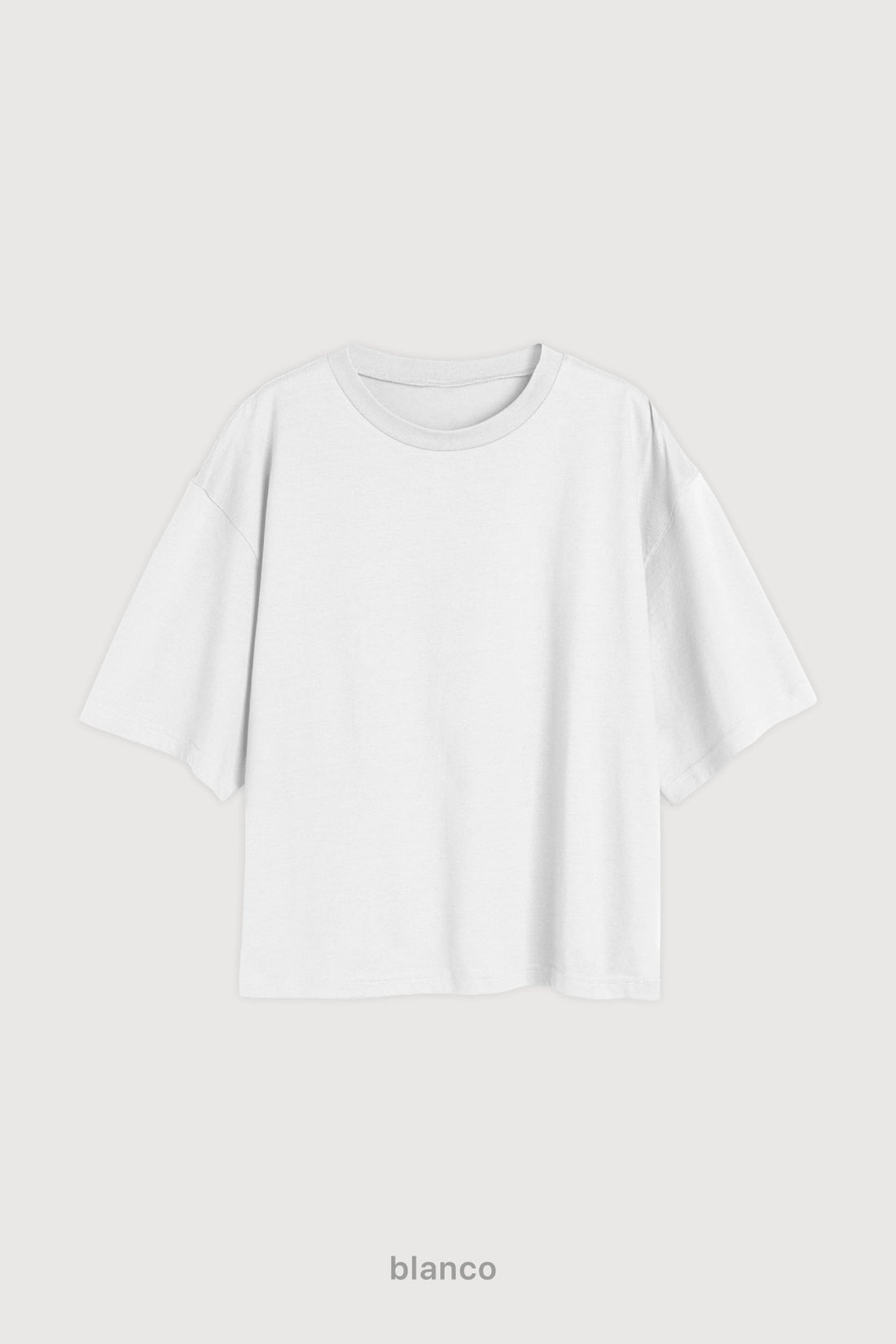 Remera Boxy Fit - Blanco