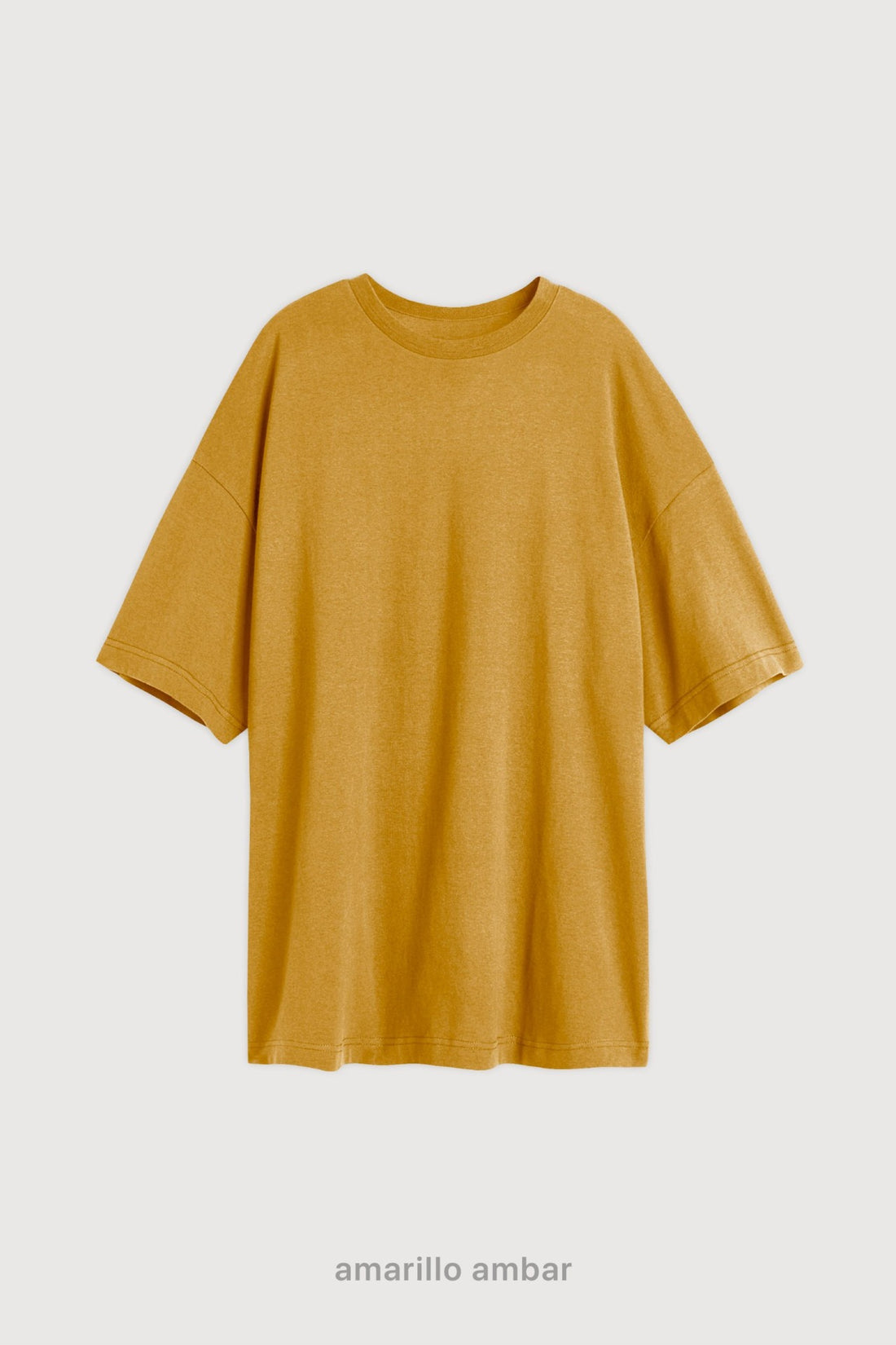 Remera Oversize - Amarillo Ambar