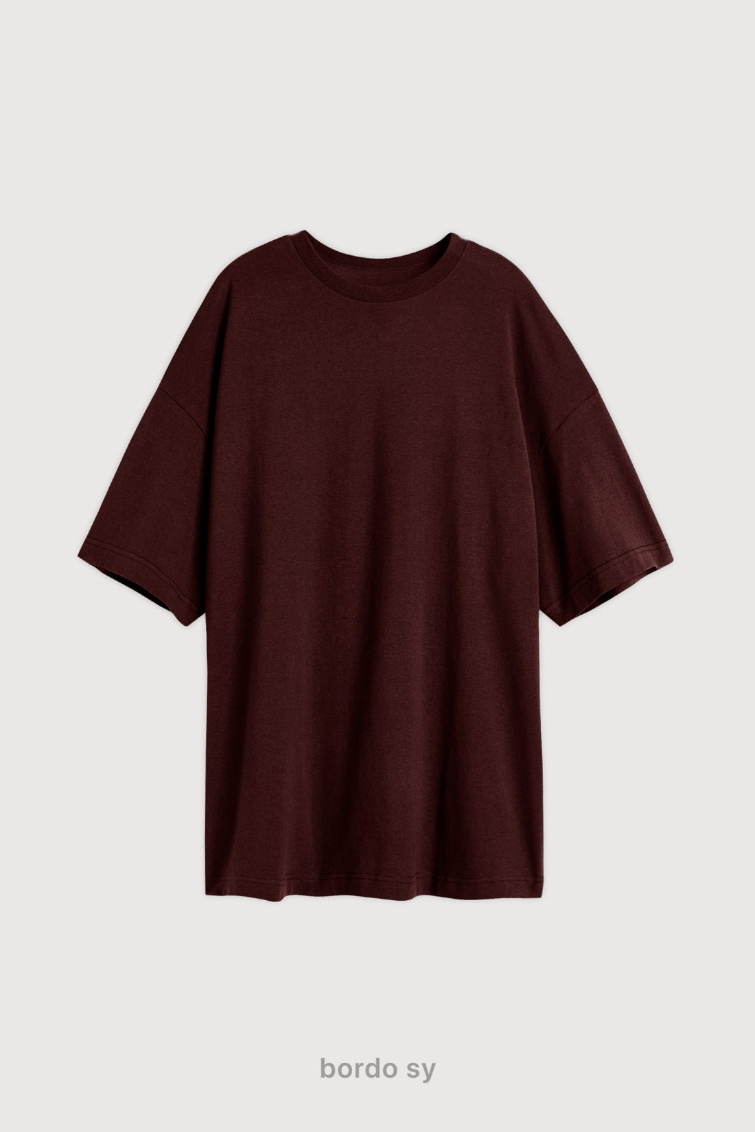 Remera Oversize - Bordo Sy