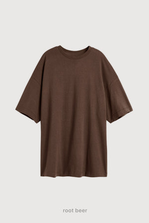 Remera Oversize - Root Beer