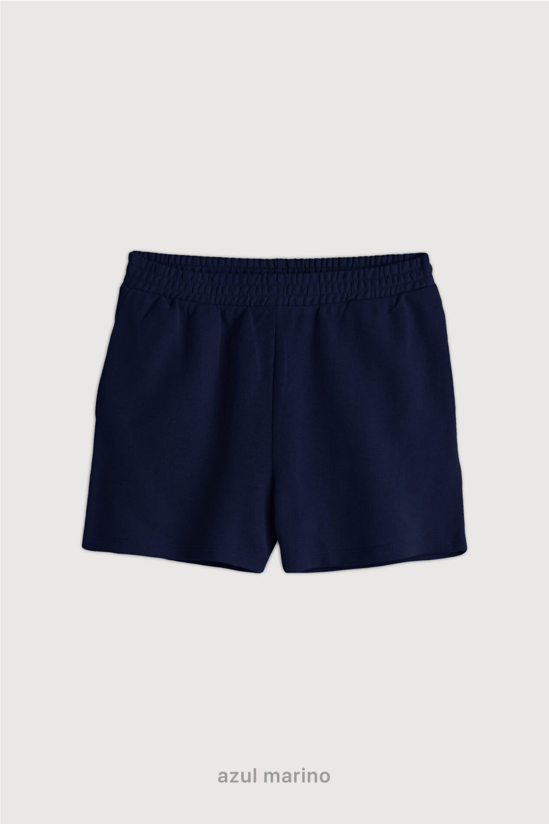 Short De Algodón - Azul Marino