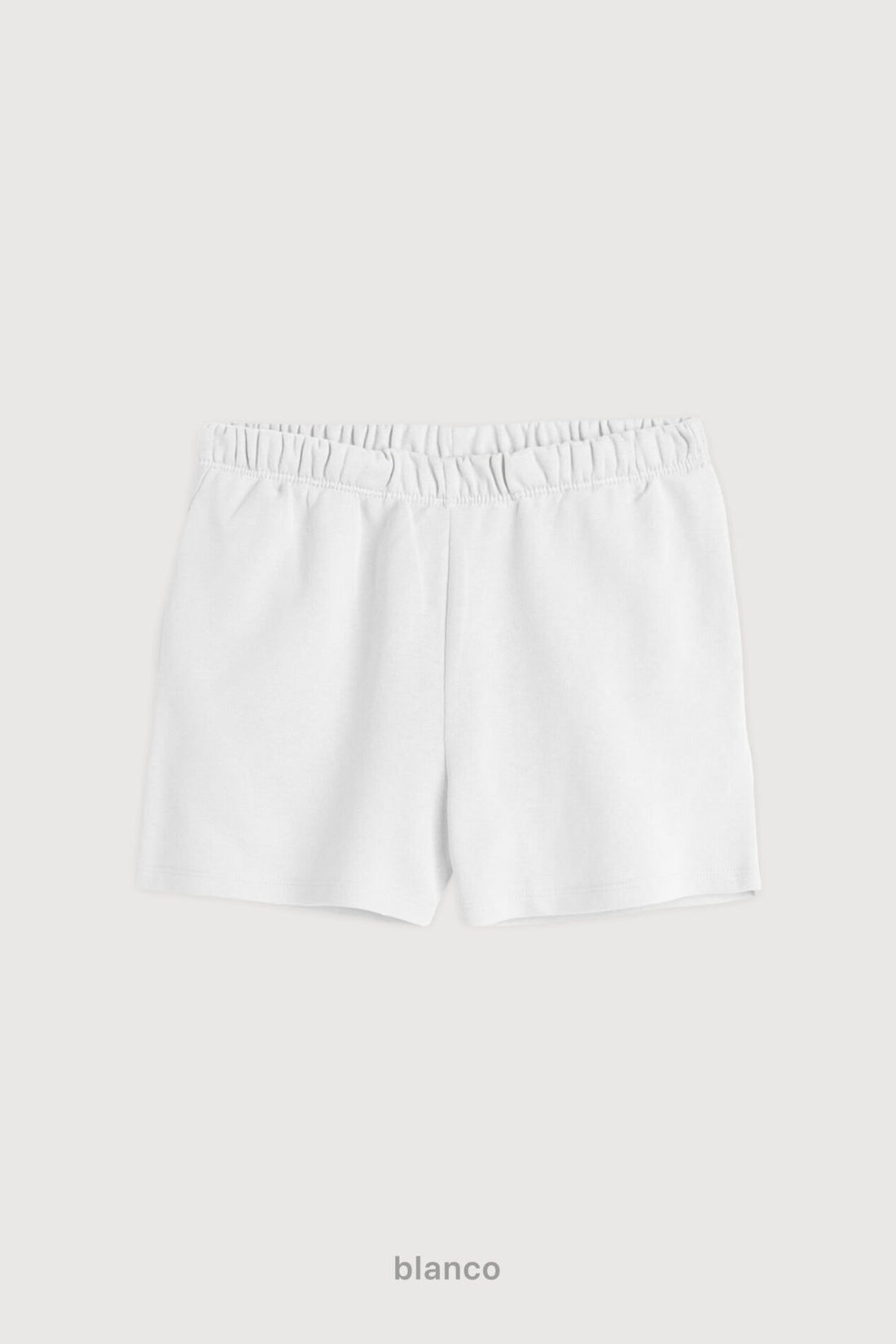 Short De Algodón - Blanco