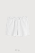 Short De Algodón - Blanco