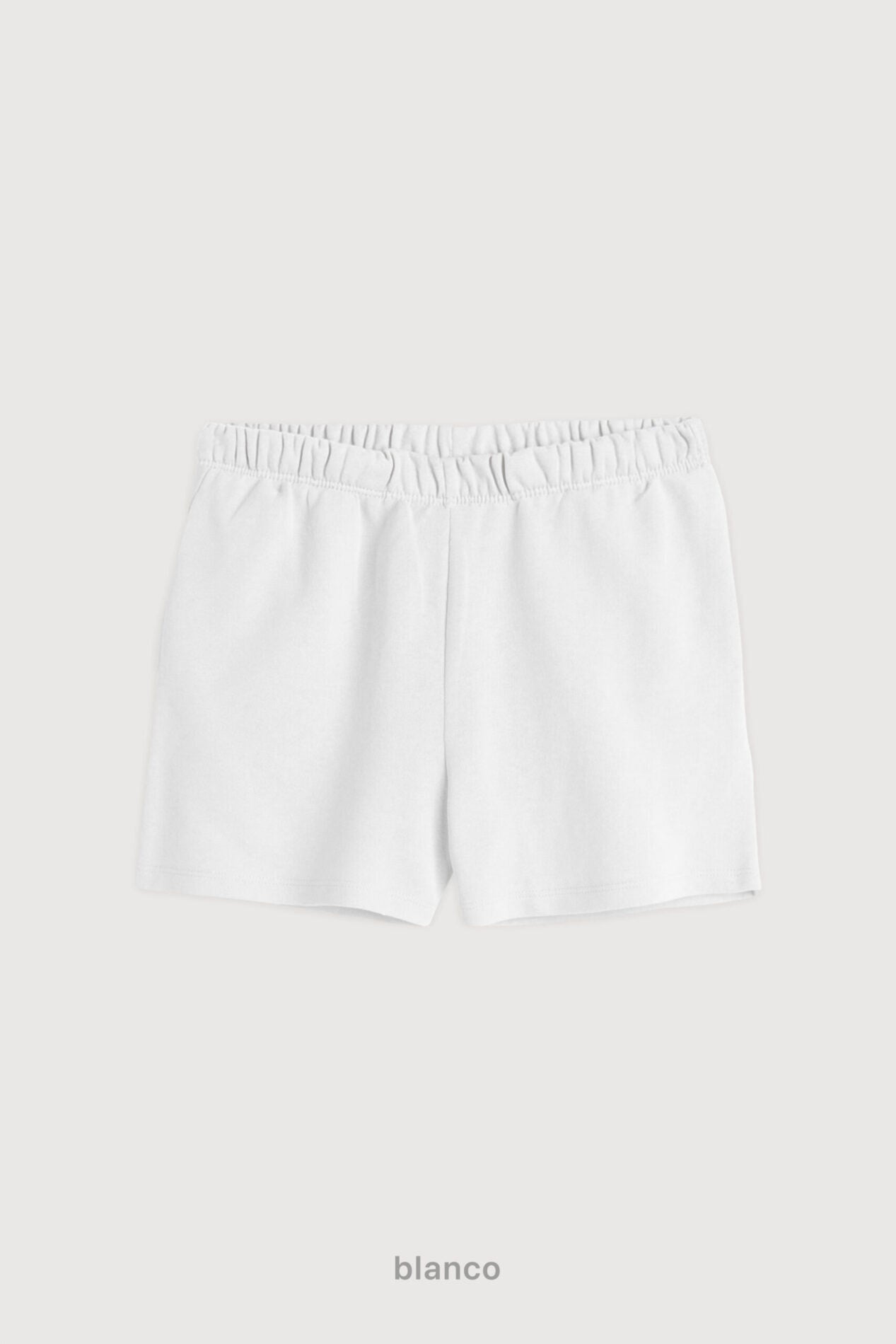 Short De Algodón - Blanco